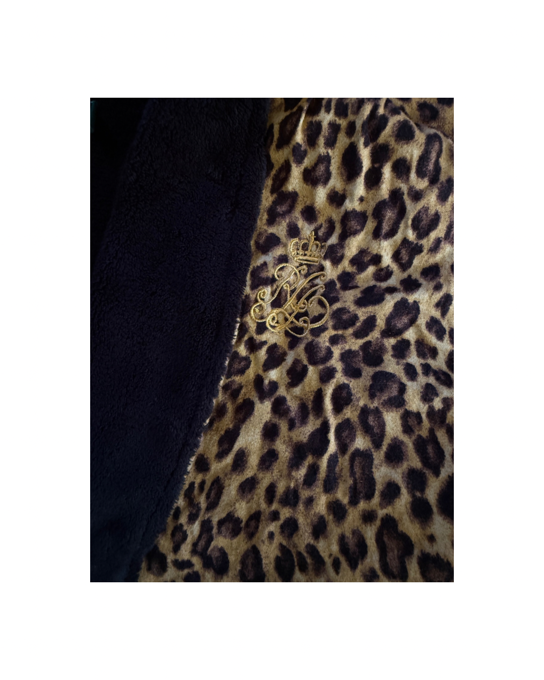 Y2K Cheetah Ralph Lauren Robe