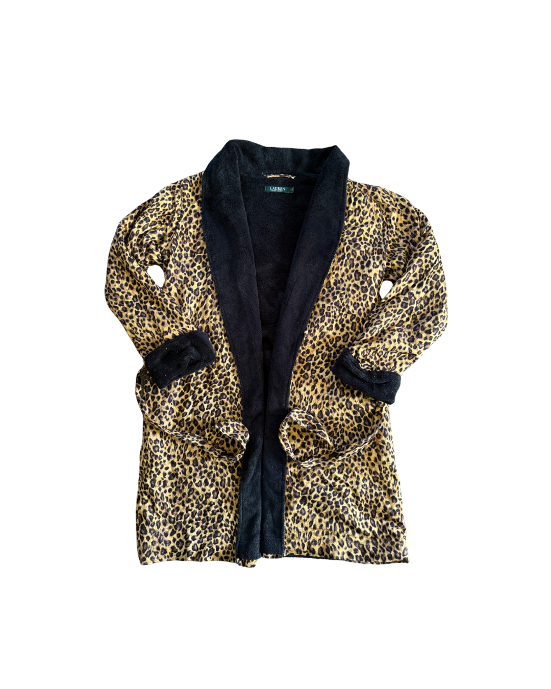 Y2K Cheetah Ralph Lauren Robe